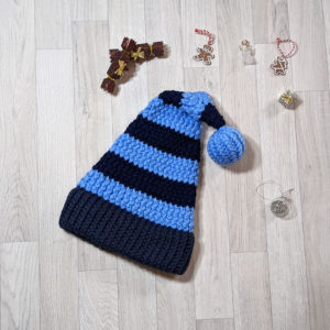 Aqua Santa Hat