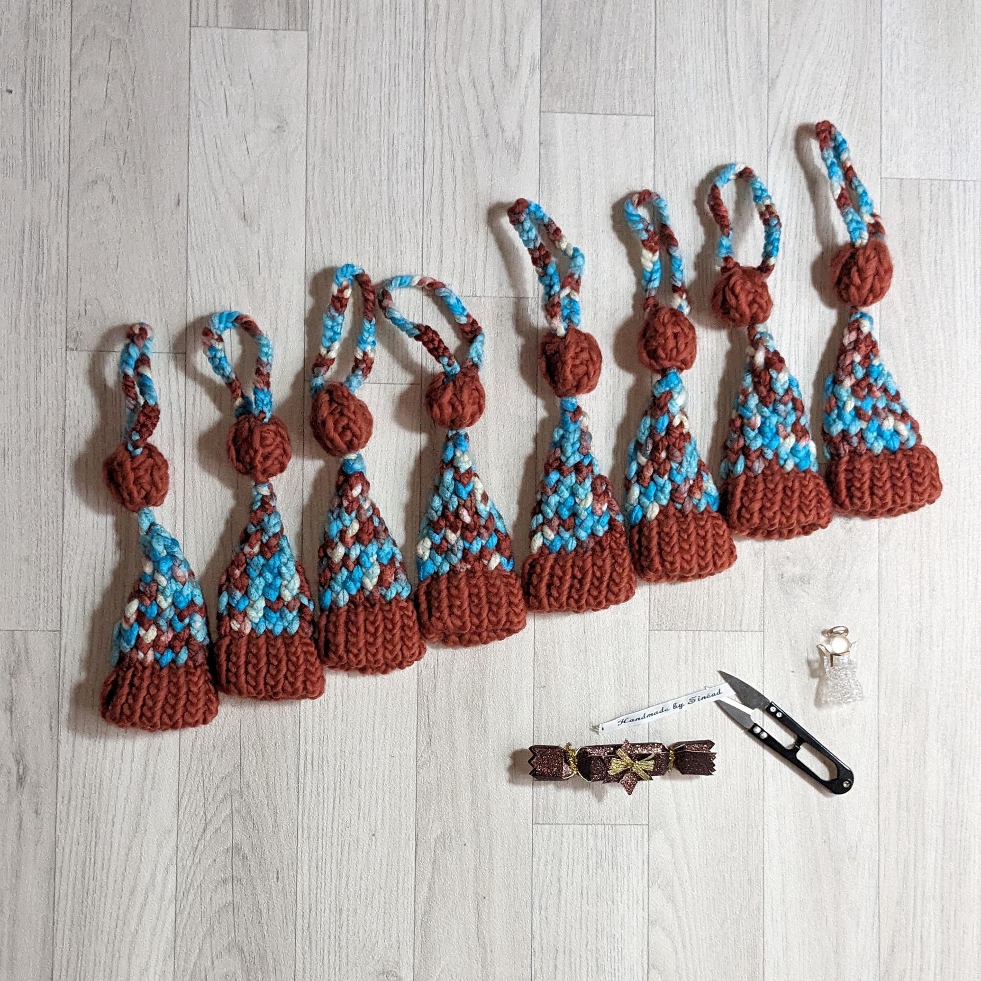 Mini Santa Hat Decorations Lagoon