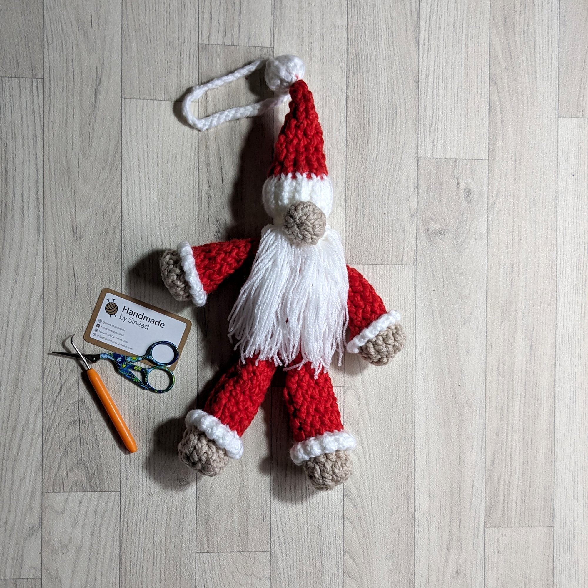 Knitted Santa Gonk Gnome