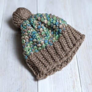 Pattern Ribbed Brim Beanie step by step guide